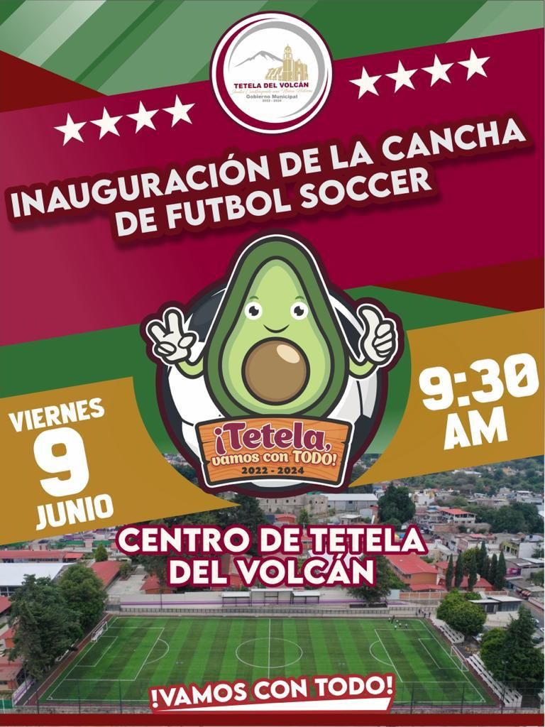 ¡LA CANCHA DE FUTBOL SOCCER ESTA LISTA!